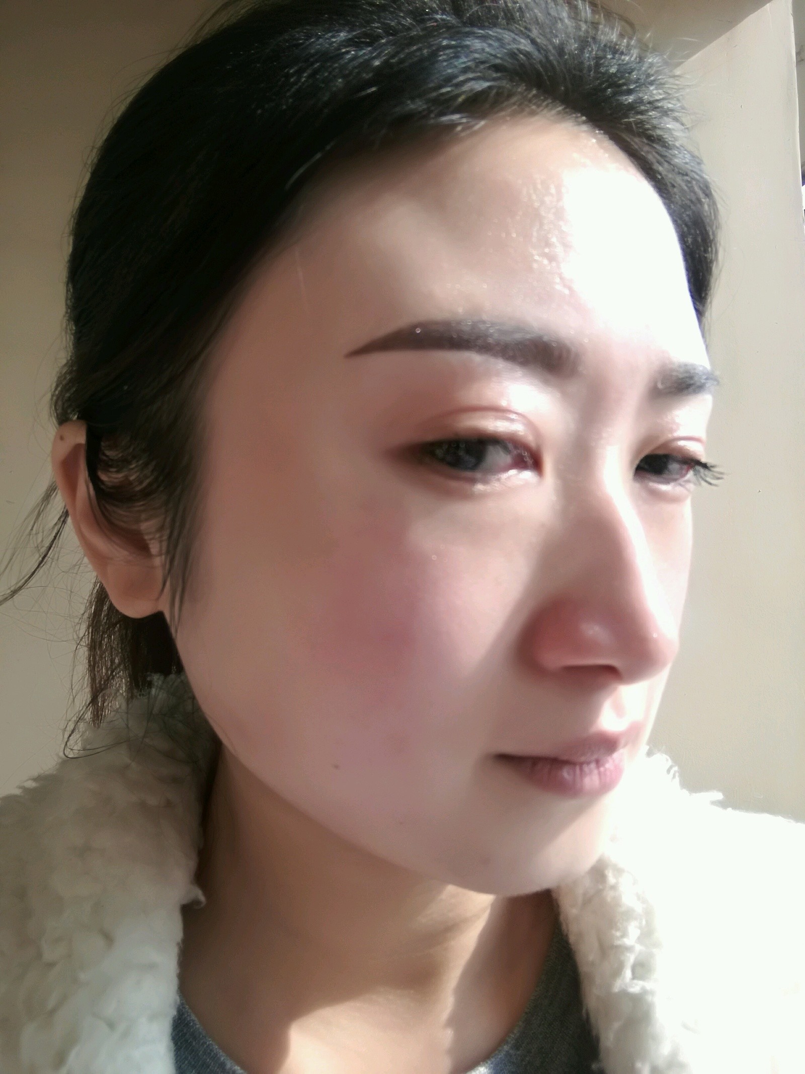 半永久纹眉第5天