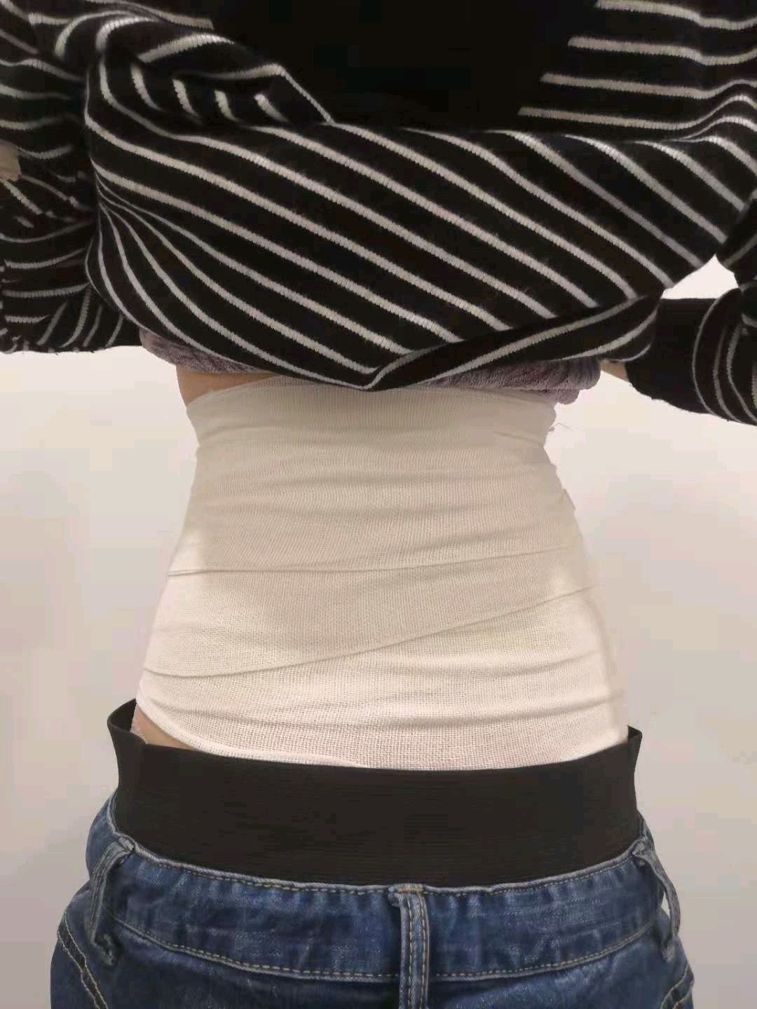 吸脂瘦腹部第16天