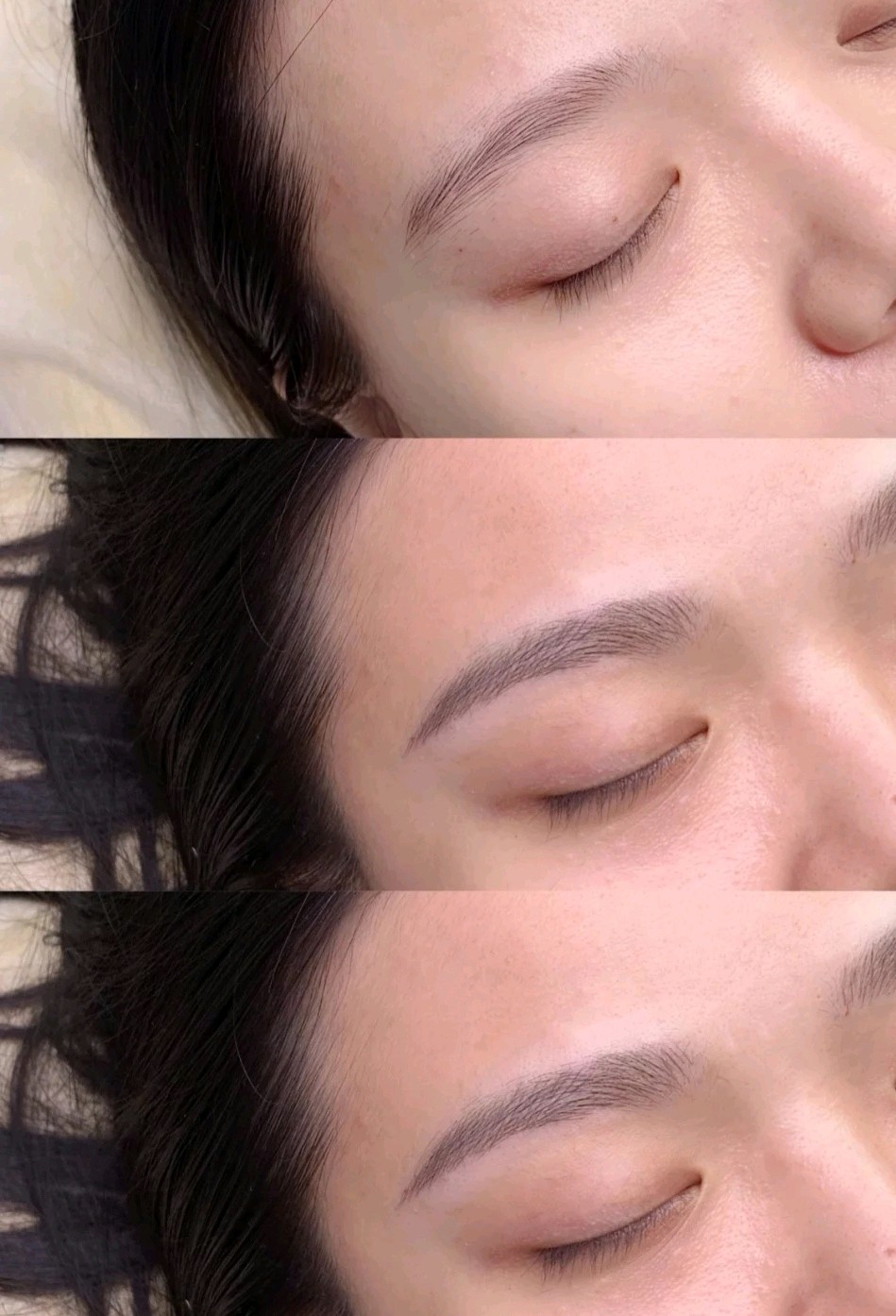 半永久纹眉第5天