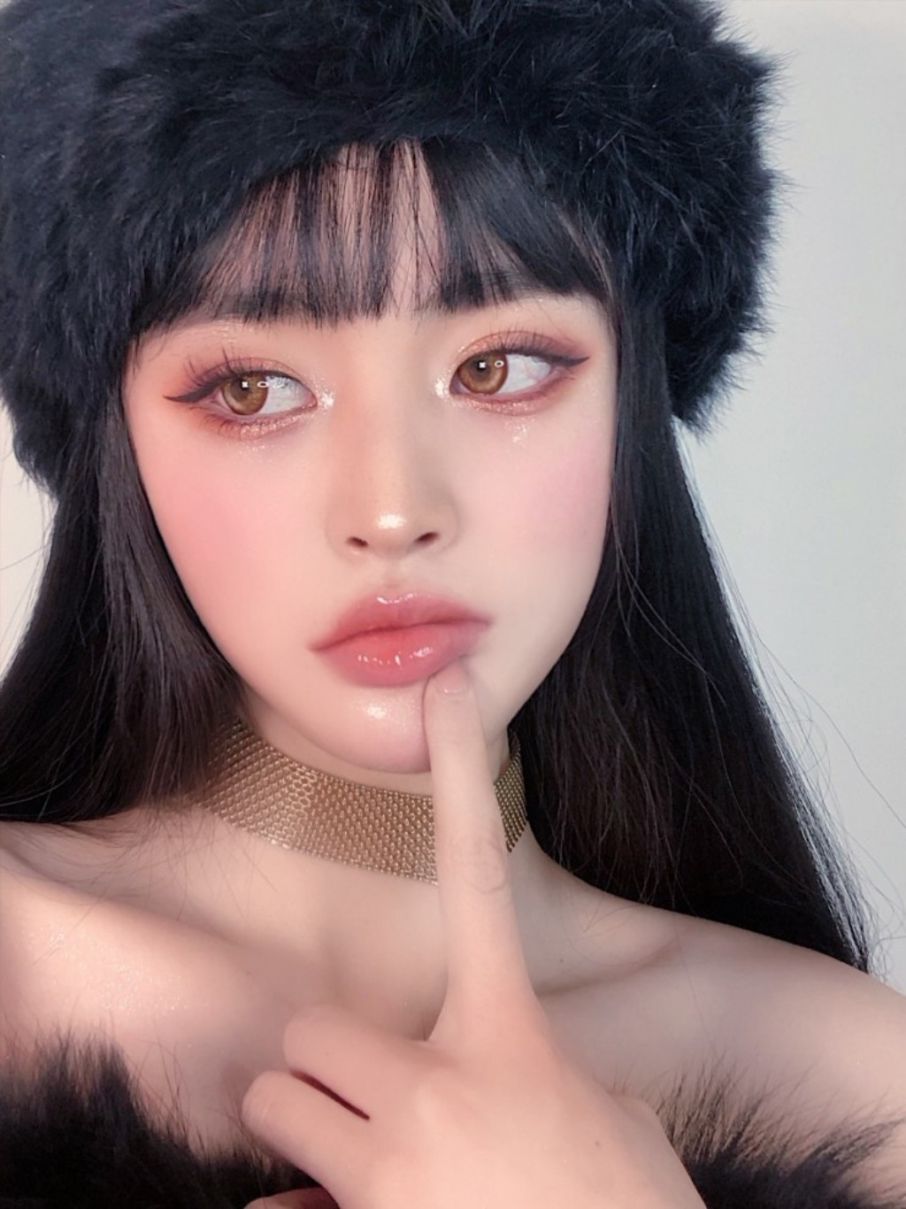 立体的嘴唇才会有少女感
