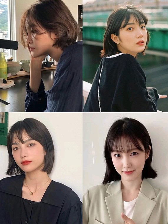 夏日女生短发73日系初恋9999超a超显脸小7715夏天最适_圈子