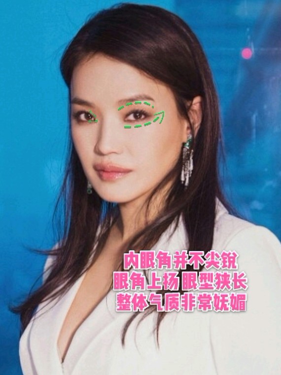 其实舒淇的脸型也是属于方脸的范畴,但是因为修饰得到_圈子-新氧美容