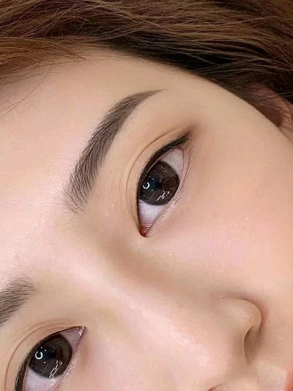 纹眉没有做成蜡笔小新-很开心o v o我纹的是丝绒_圈子-新氧美容整形