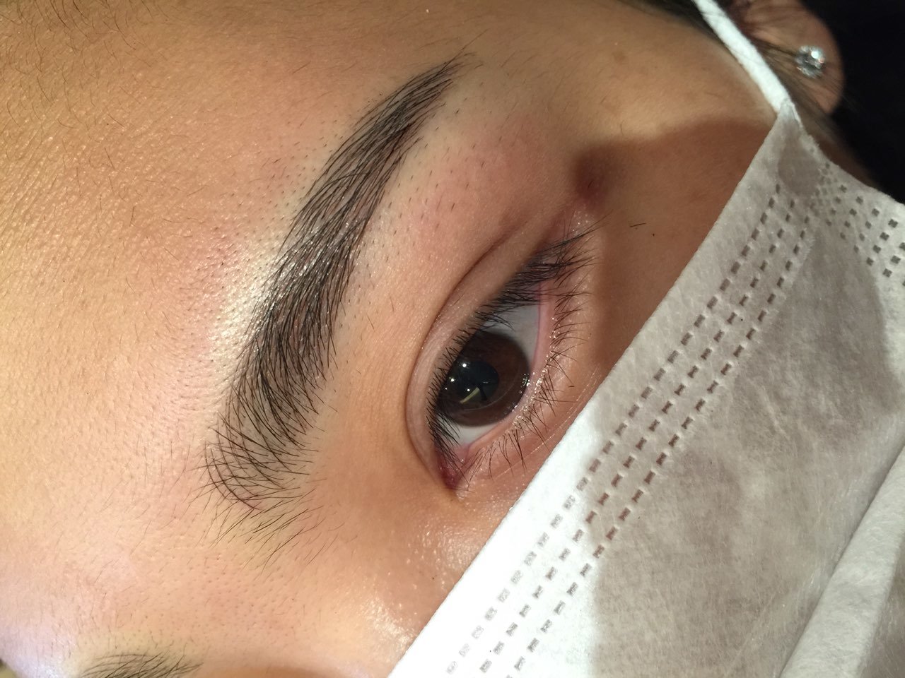 今天刚刚做了韩式半永久4d仿生眉,这家效果超级赞,么么哒