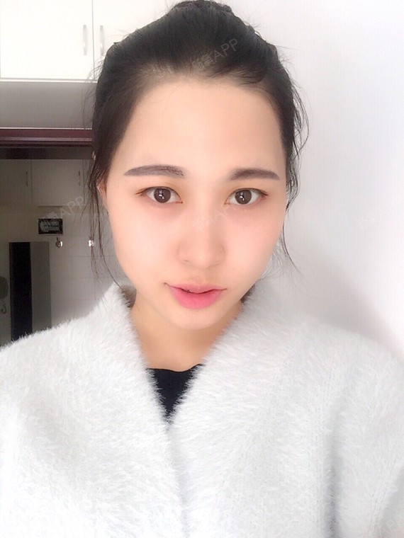 脱了两次了,干净好多有没有,而且原来脑门小,这样好