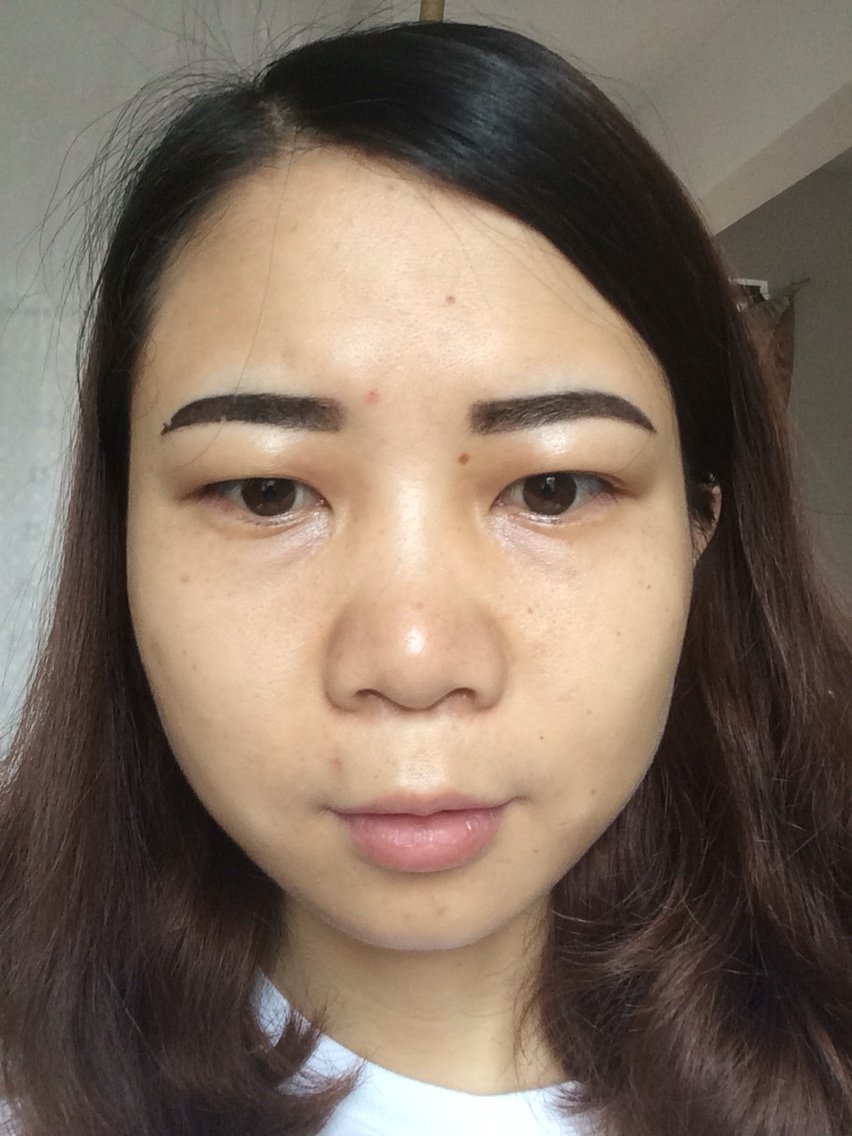 结痂脱落期半永久纹眉第 天           ·           第2篇日记