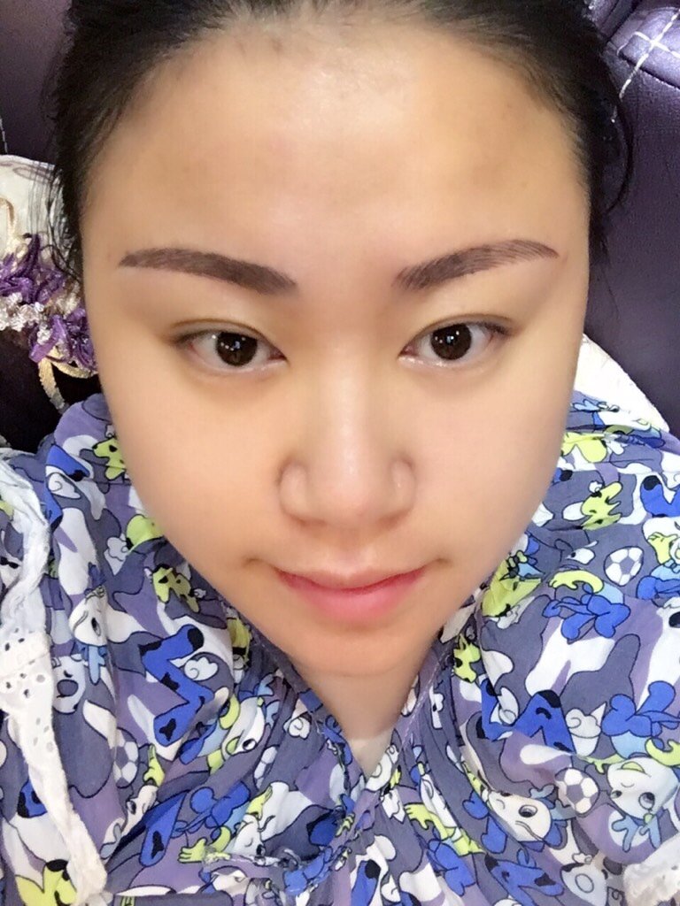 半永久纹眉第5天