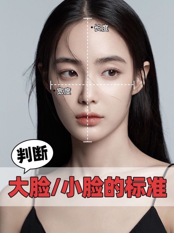 要看自己是大脸还是小脸,对比以下几个标准.