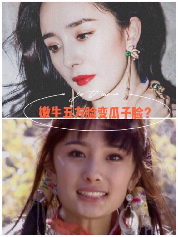 从嫩牛五方脸美成瓜子脸,她动了么?
