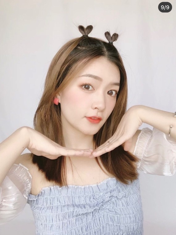 520约会发型|爱心丸子头合集|头发会比心