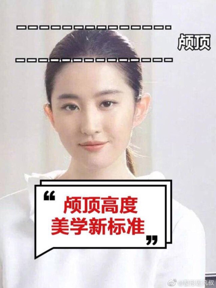 颅顶高是检验颜值的新标准颅顶即发际线到头顶的距离,_圈子-新氧美容