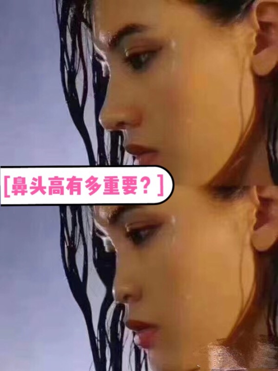 p了一下李嘉欣鼻子完美诠释了:好看的鼻子可以低山根