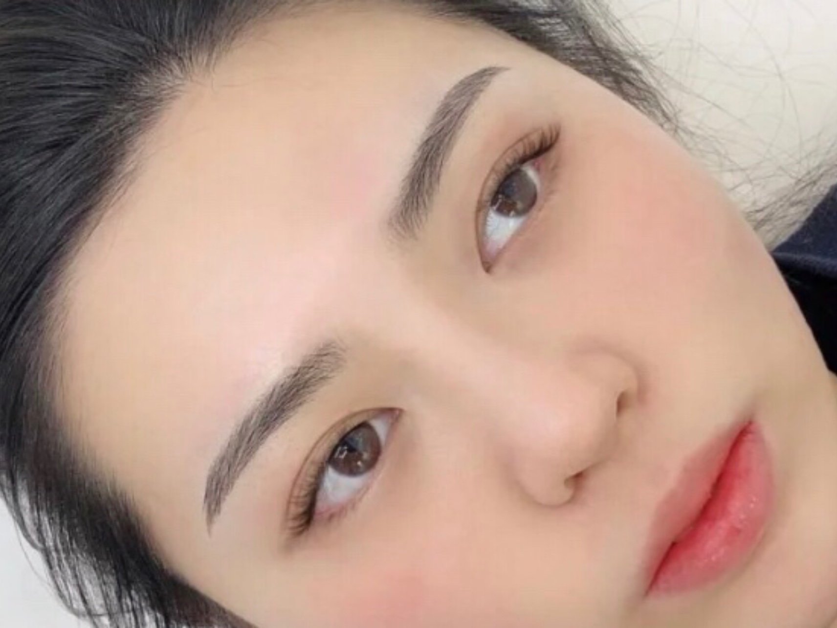 眉毛做完跟变了一个人似的,做的精雕丝羽眉,眉毛纹完_圈子-新氧美容