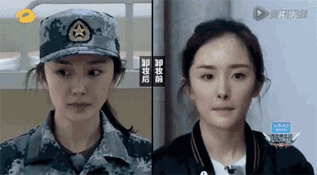 baby杨幂妆前5分妆后10分,明星改变颜值除了化妆整容还有