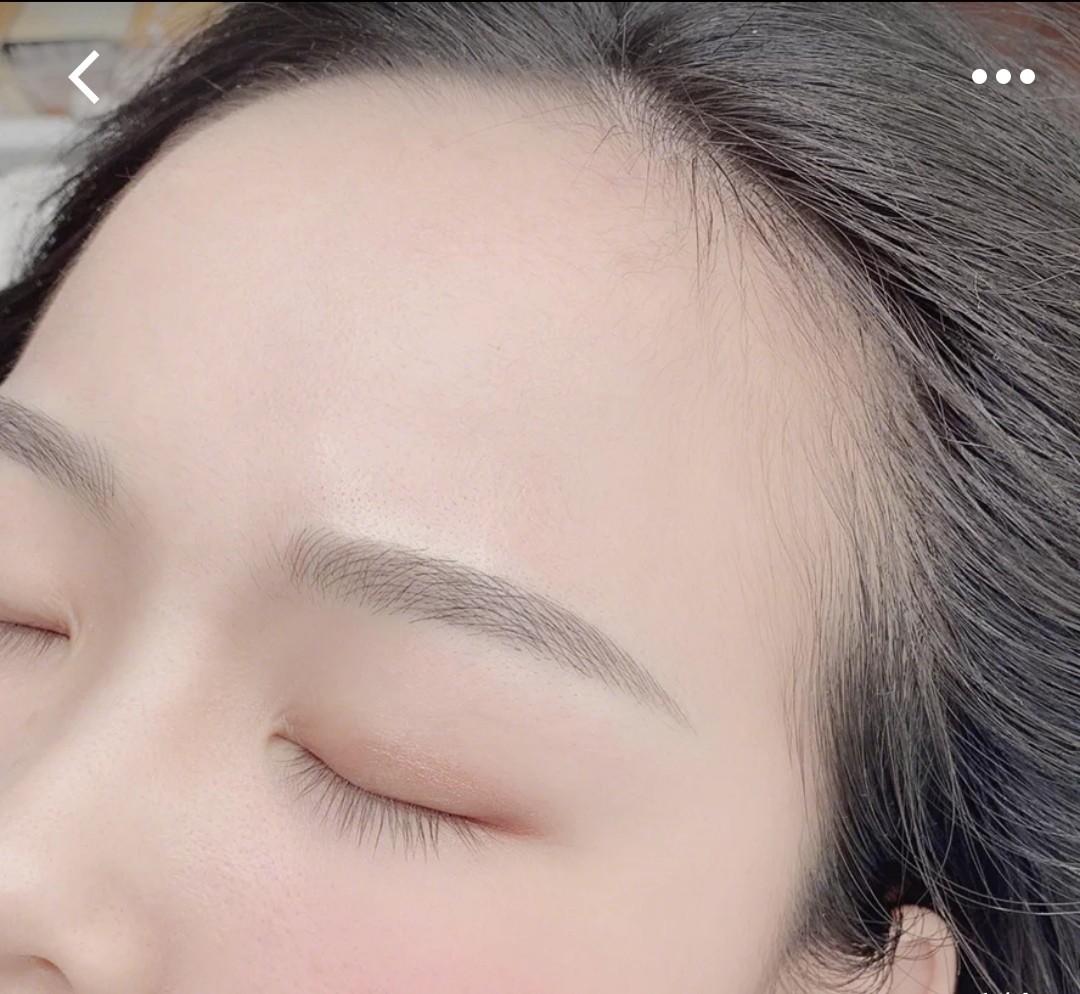 半永久纹眉第1天