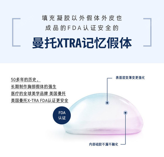 新型曼托假体——曼托xtra假体