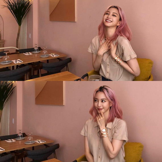 98前几天follow了韩国女星韩艺瑟个人的ins,_圈子