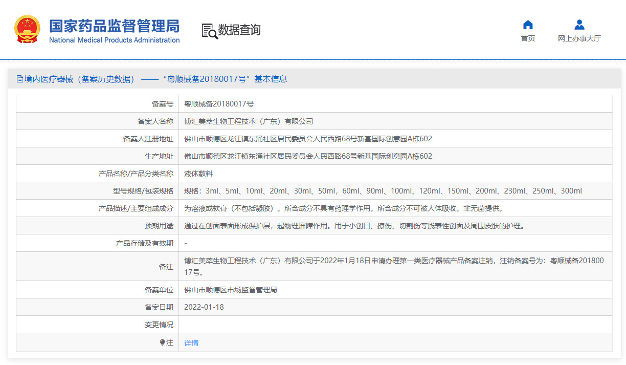 域发液体敷料（头皮护理型）