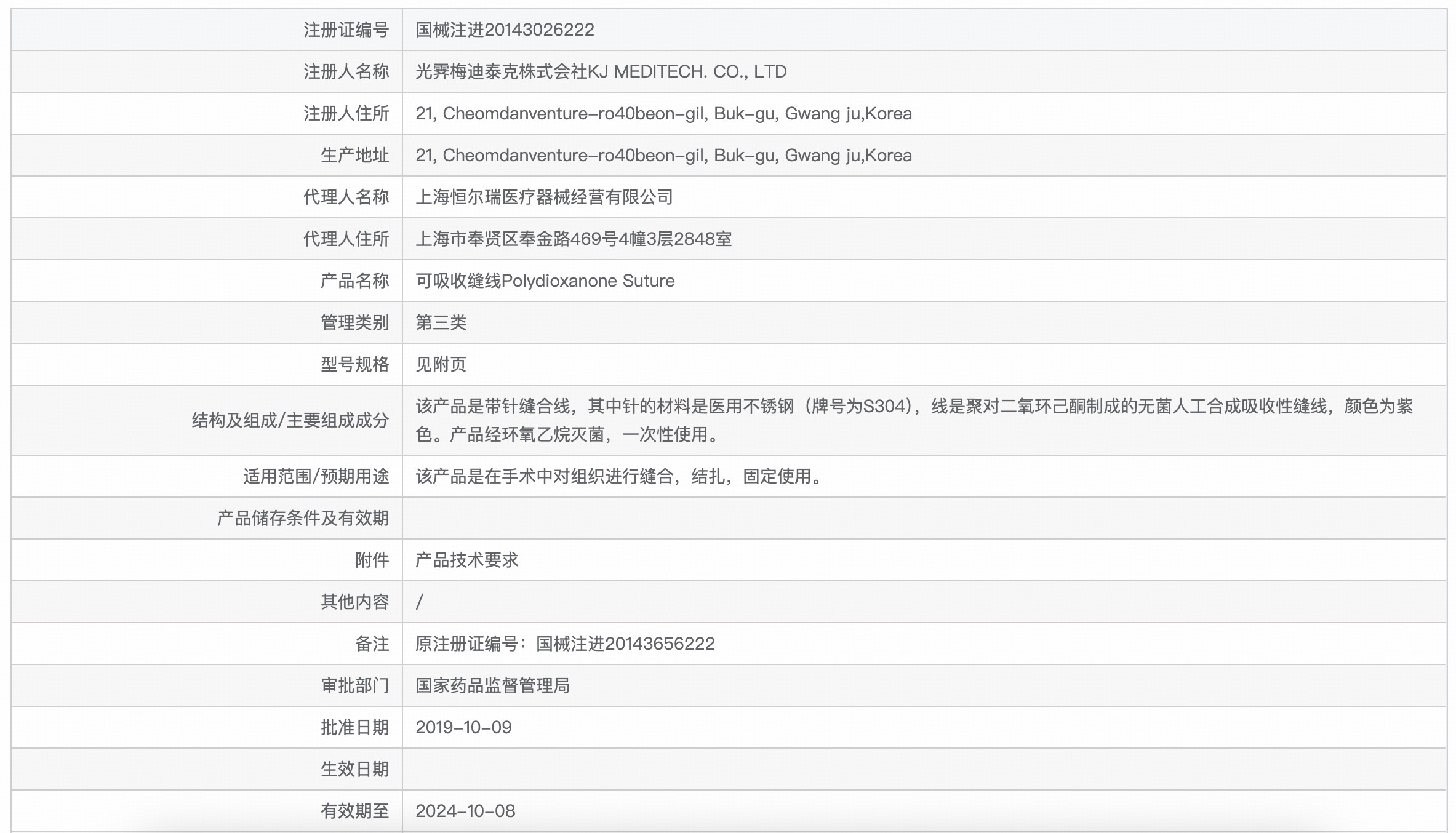 Mythco美思科可吸收缝线