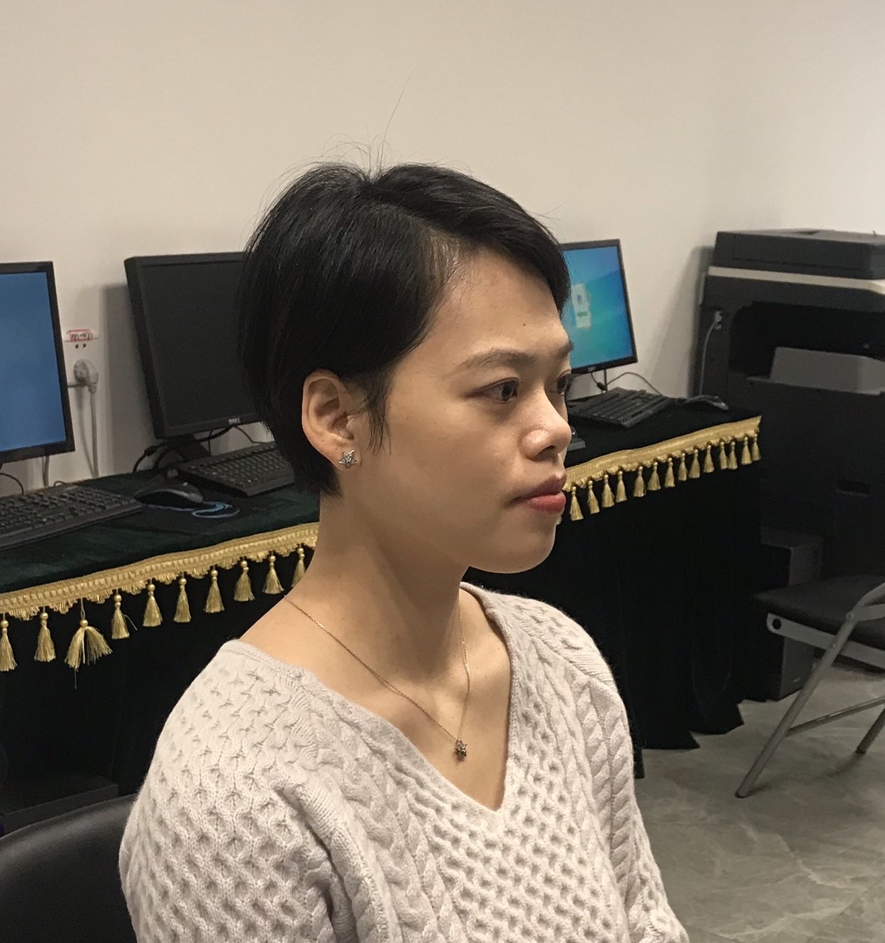 面中平略凹陷77鼻子短塌和微凸嘴想要颜值最大化