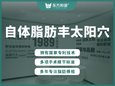 自体脂肪丰太阳穴单部位填充单部位冯斌院长丰太阳穴面部轮廓立体
