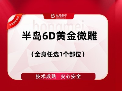 美体塑形 | 半岛6D黄金微雕 | 任1个部位