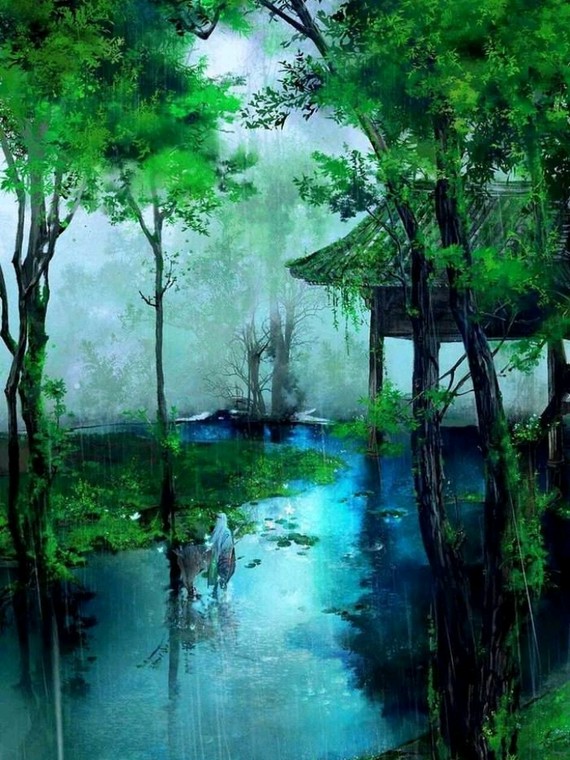 一些古风风景画