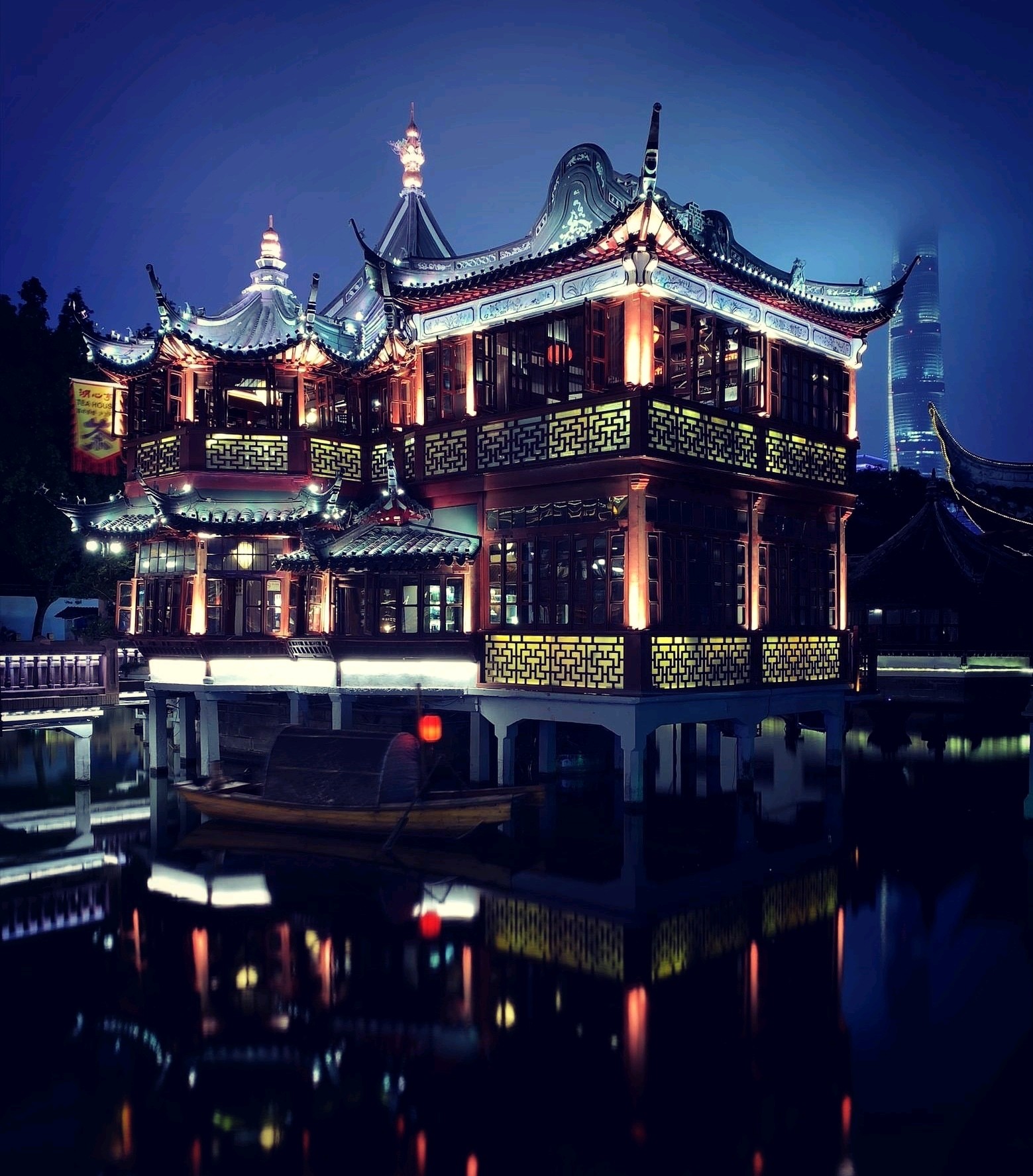 上海,豫园.夜景使人陶醉