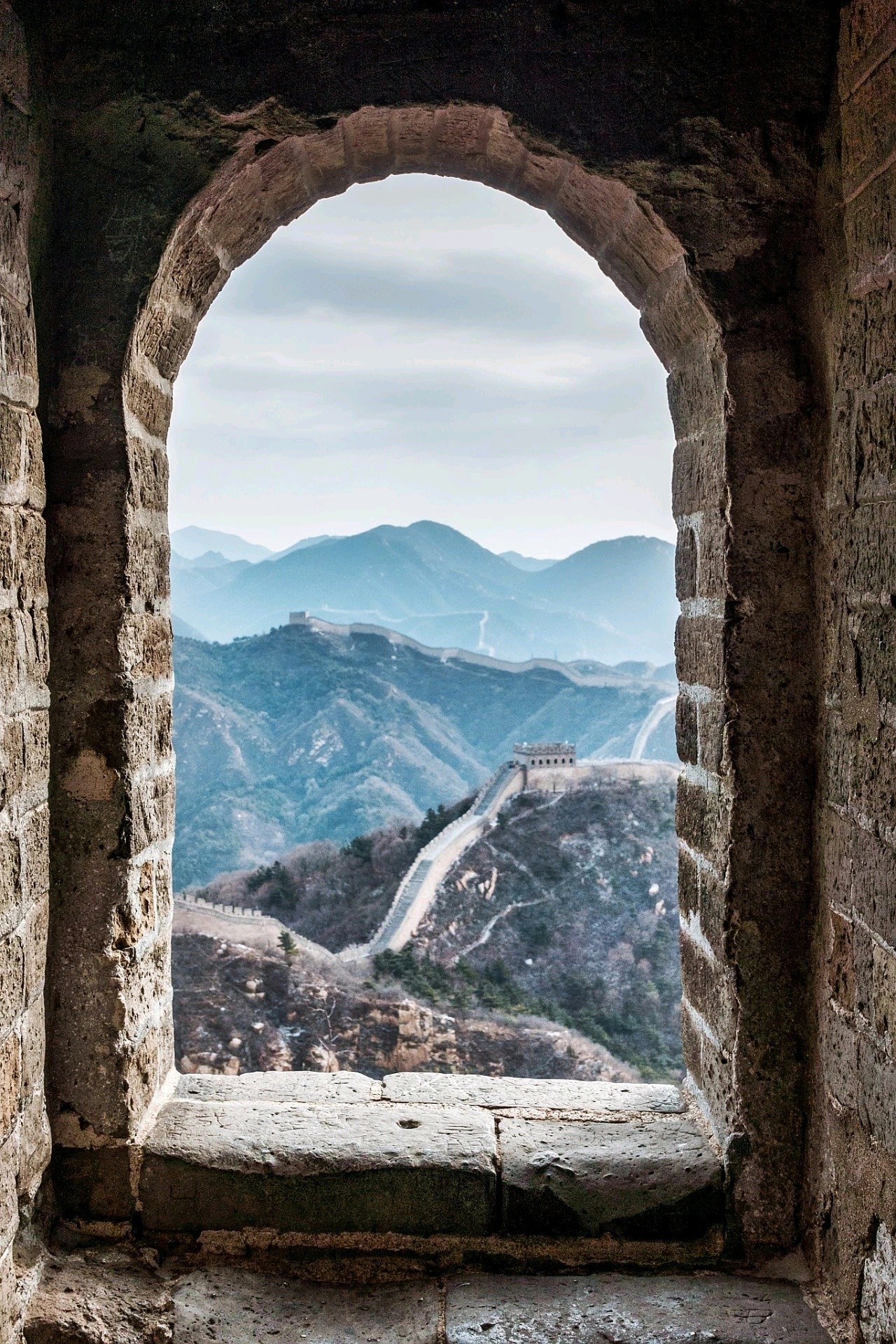 八达岭长城远眺