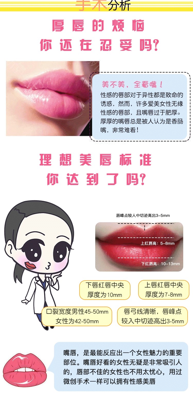 美不美全看嘴 唇部位于面部的下1 3处 指的是上下 圈子 新氧美容整形