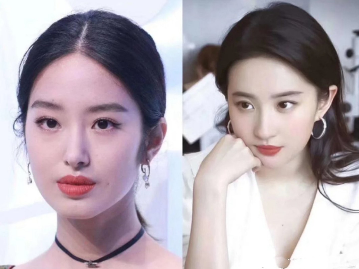 大家都说杨采钰有些神似刘亦菲,但是我个人认为她们并_圈子-新氧美容