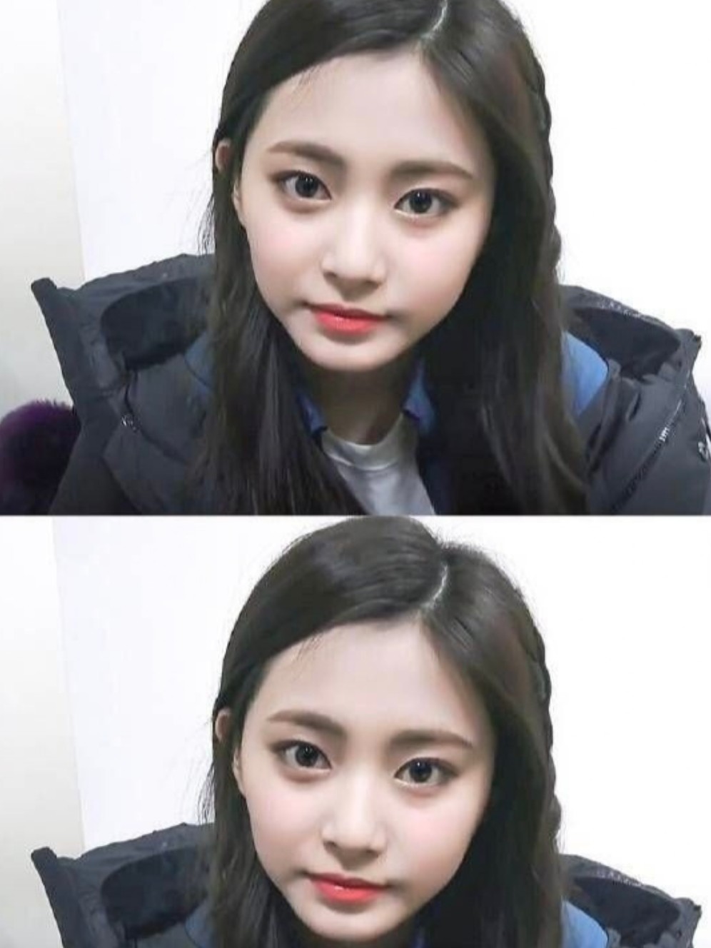 周子瑜应该没有do过她小时候长得很漂亮p2是个天生的美女