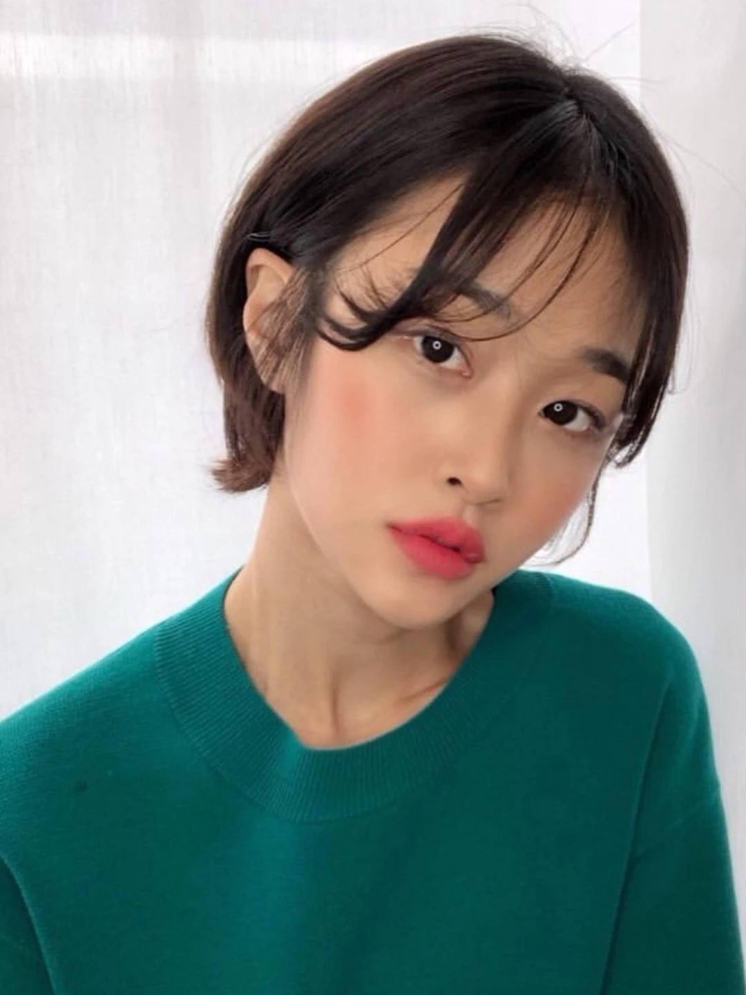 发型修饰不完美头型短发发型怎么剪好看妹子一头清新_圈子-新氧萌容