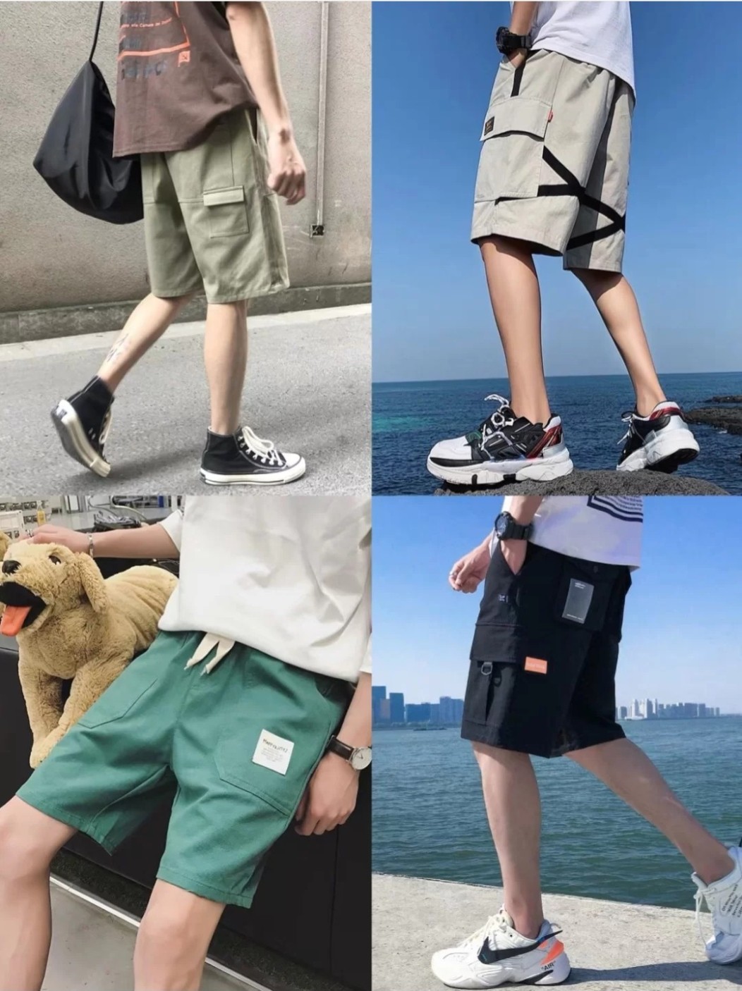 谁说只有女生才能穿短裤,在炎热的夏季,短裤也可以是男士的首选.