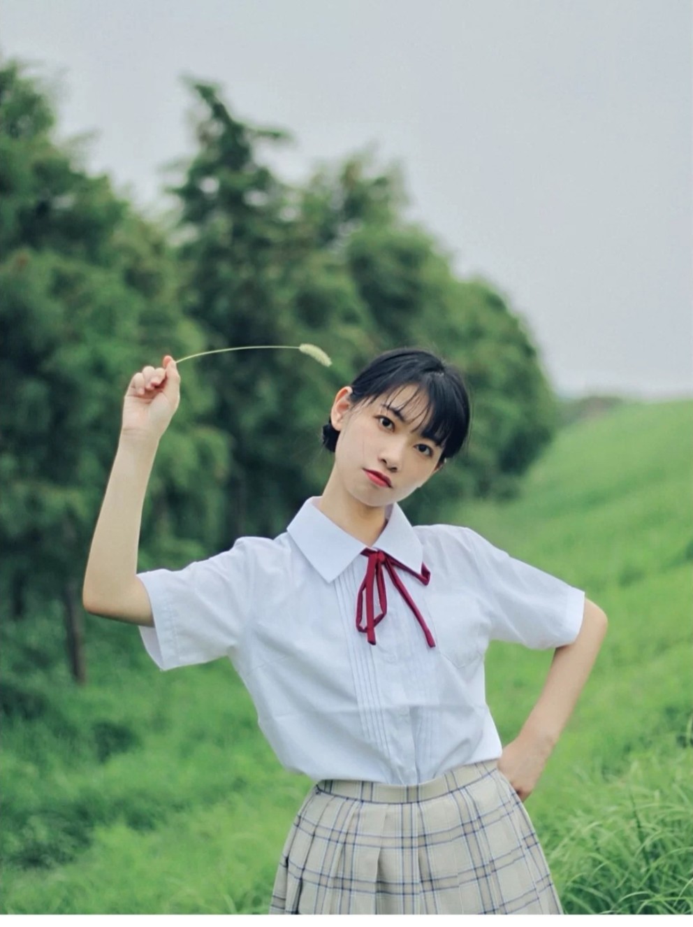 日系写真拍照姿势合集拒绝尴尬74拍出少女感