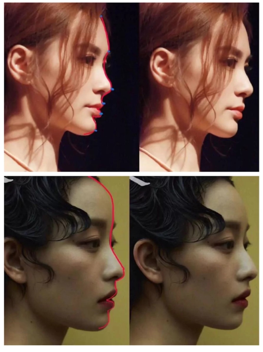 05娜扎吊打欧阳娜娜侧脸75娜扎的侧脸美在哪71