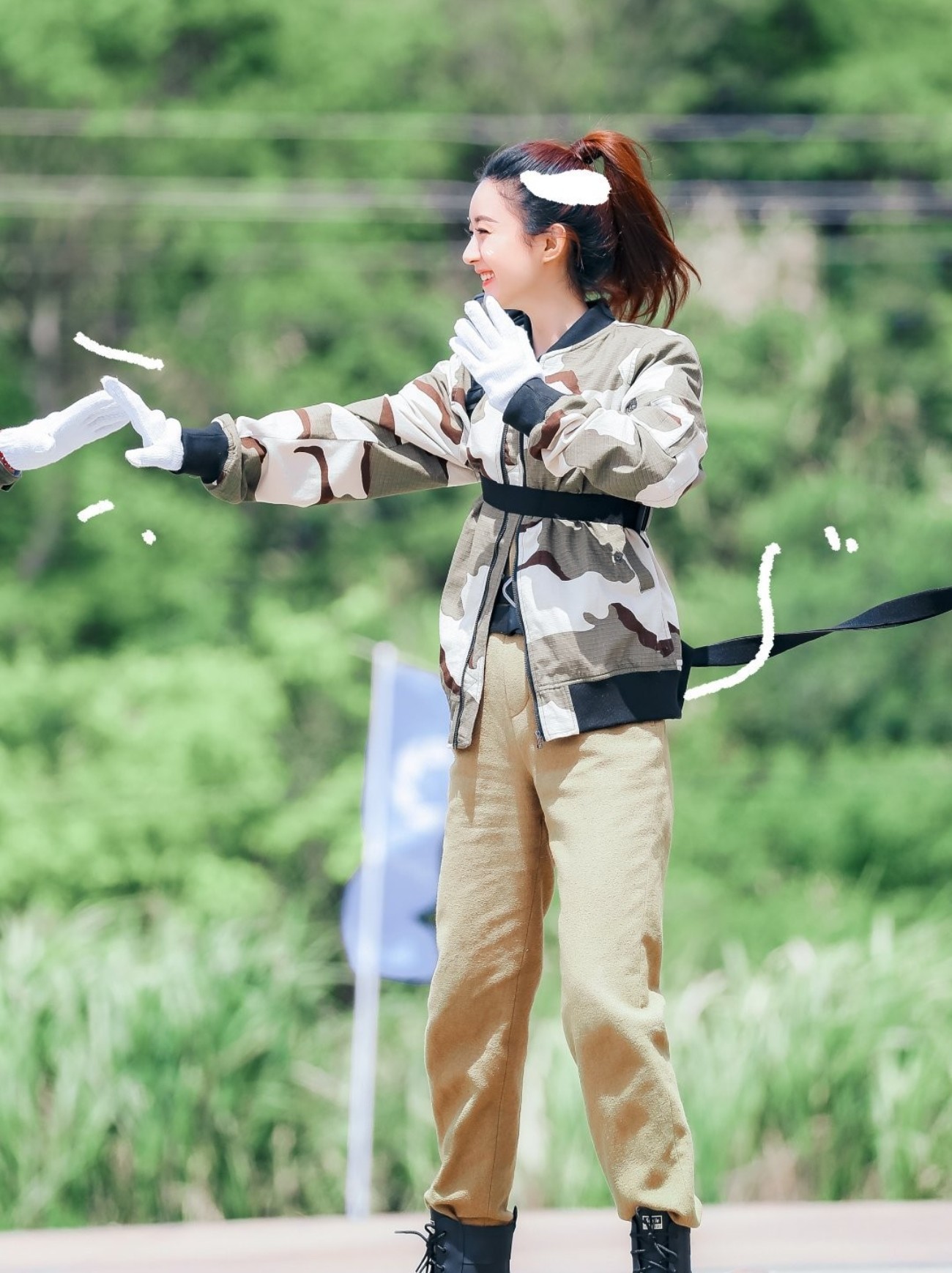 72赵丽颖健身有点小优势72