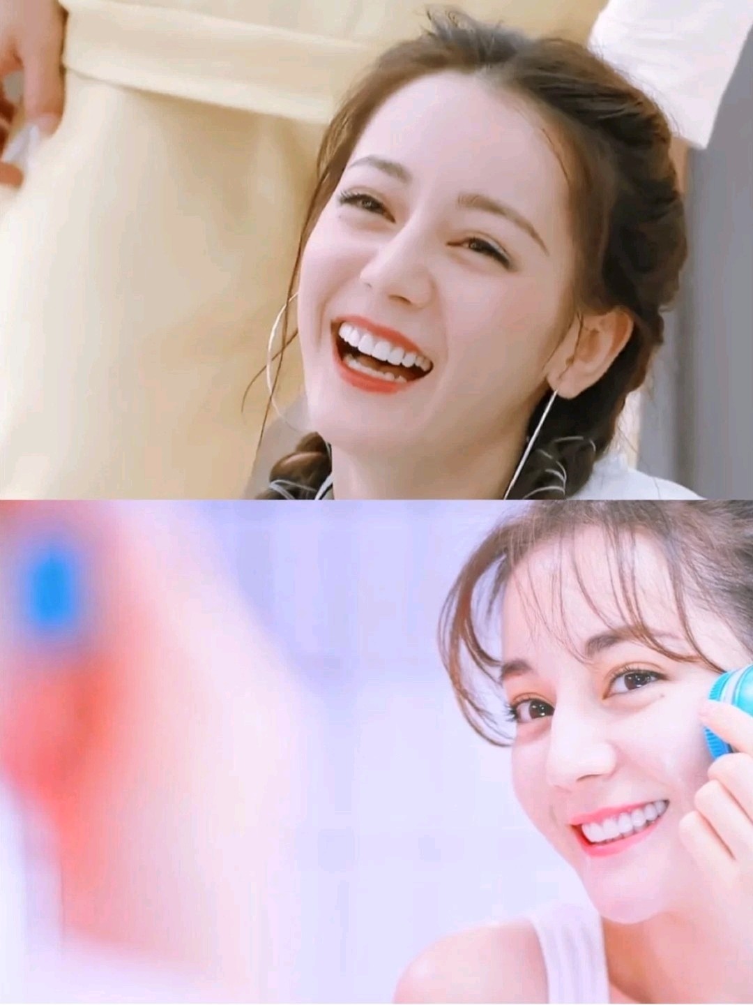 9292女星月牙笑合集,欧阳娜娜治愈,赵丽颖甜美鸭～安_圈子-新氧