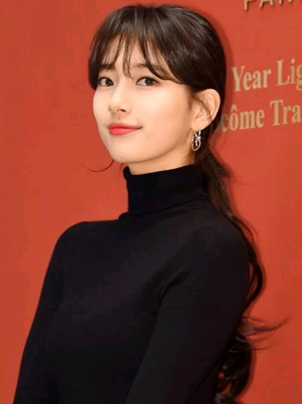 不挑脸型的万能刘海裴秀智法式刘海超温柔