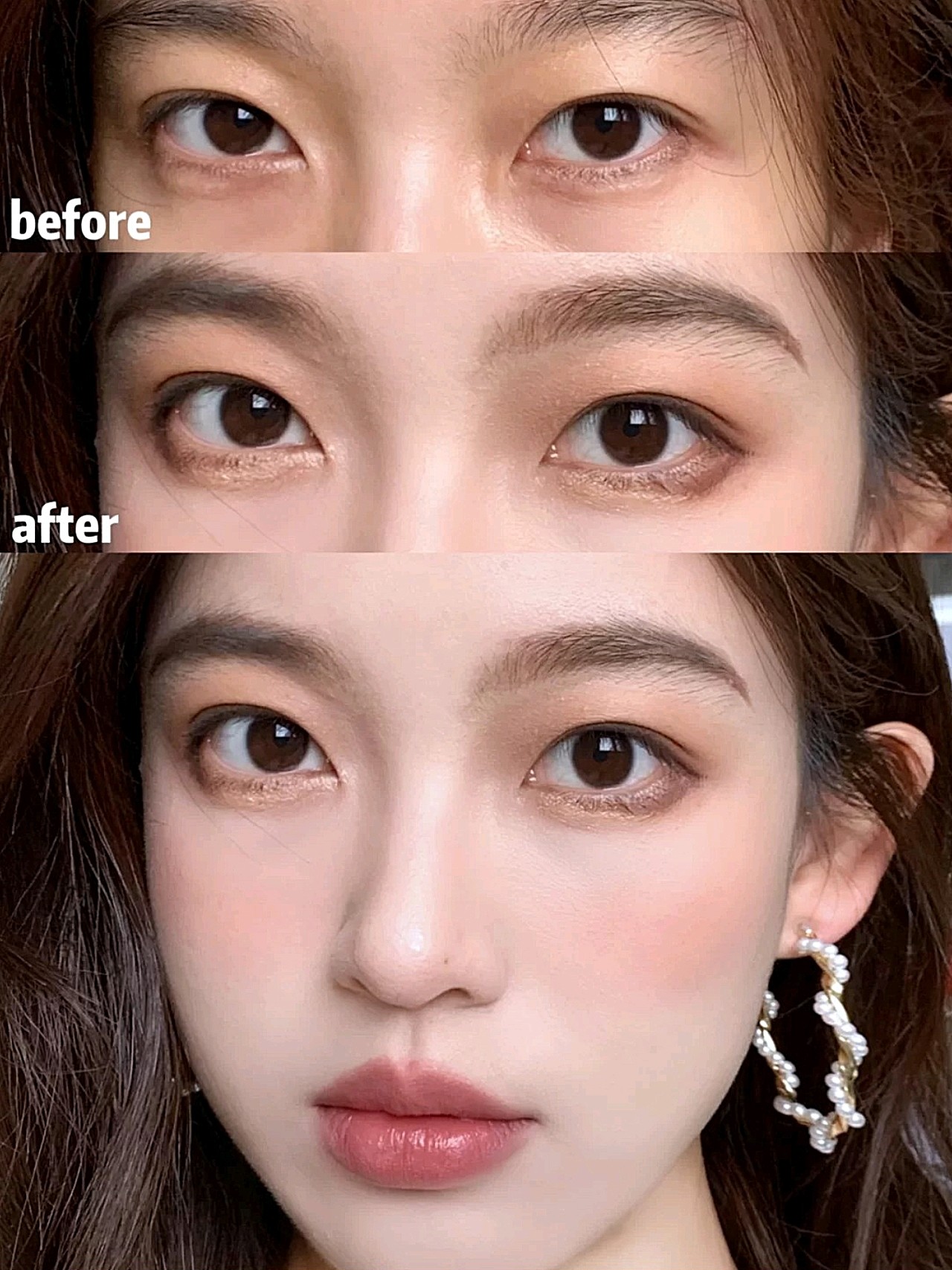 内双妹纸这样画眼妆绝了~双倍放大双眼