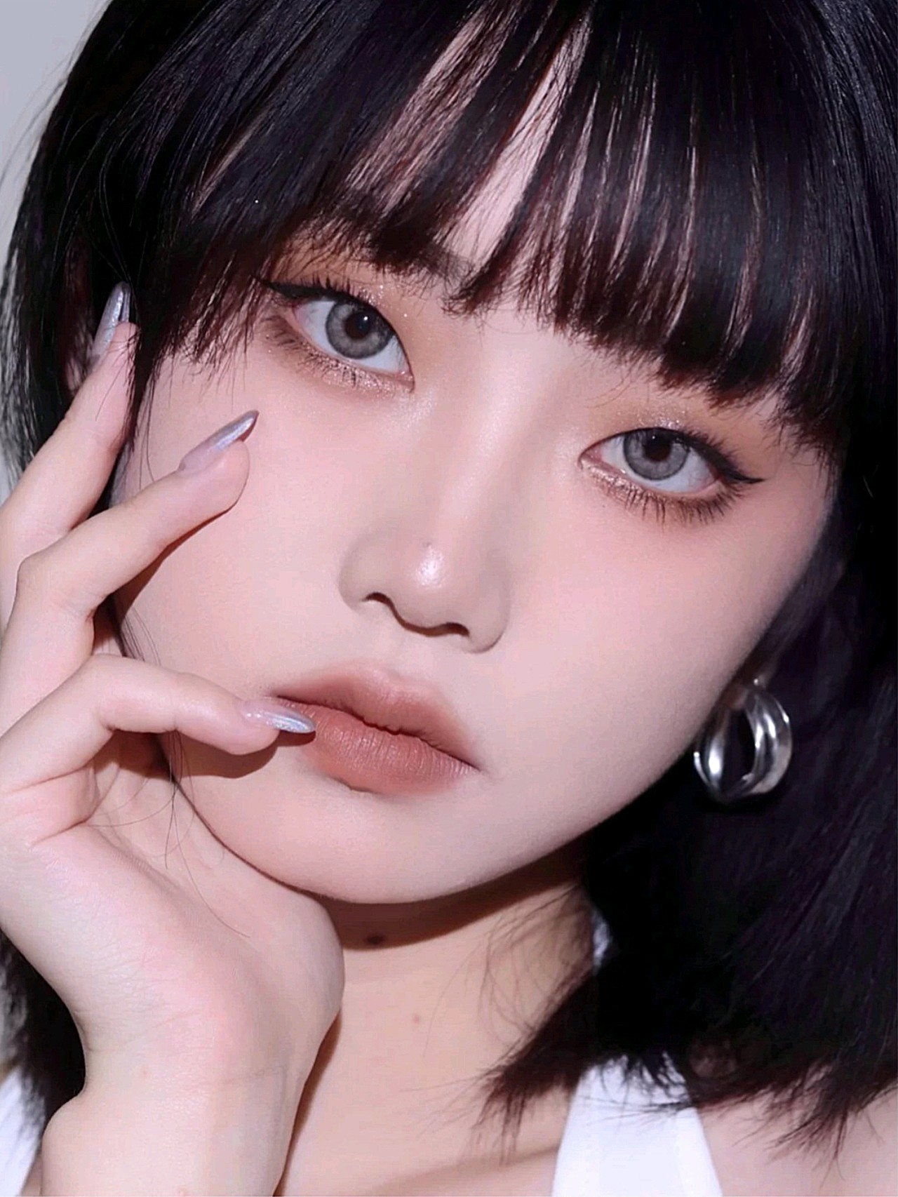 单眼皮motd～甜丧感裸色轻欧美妆