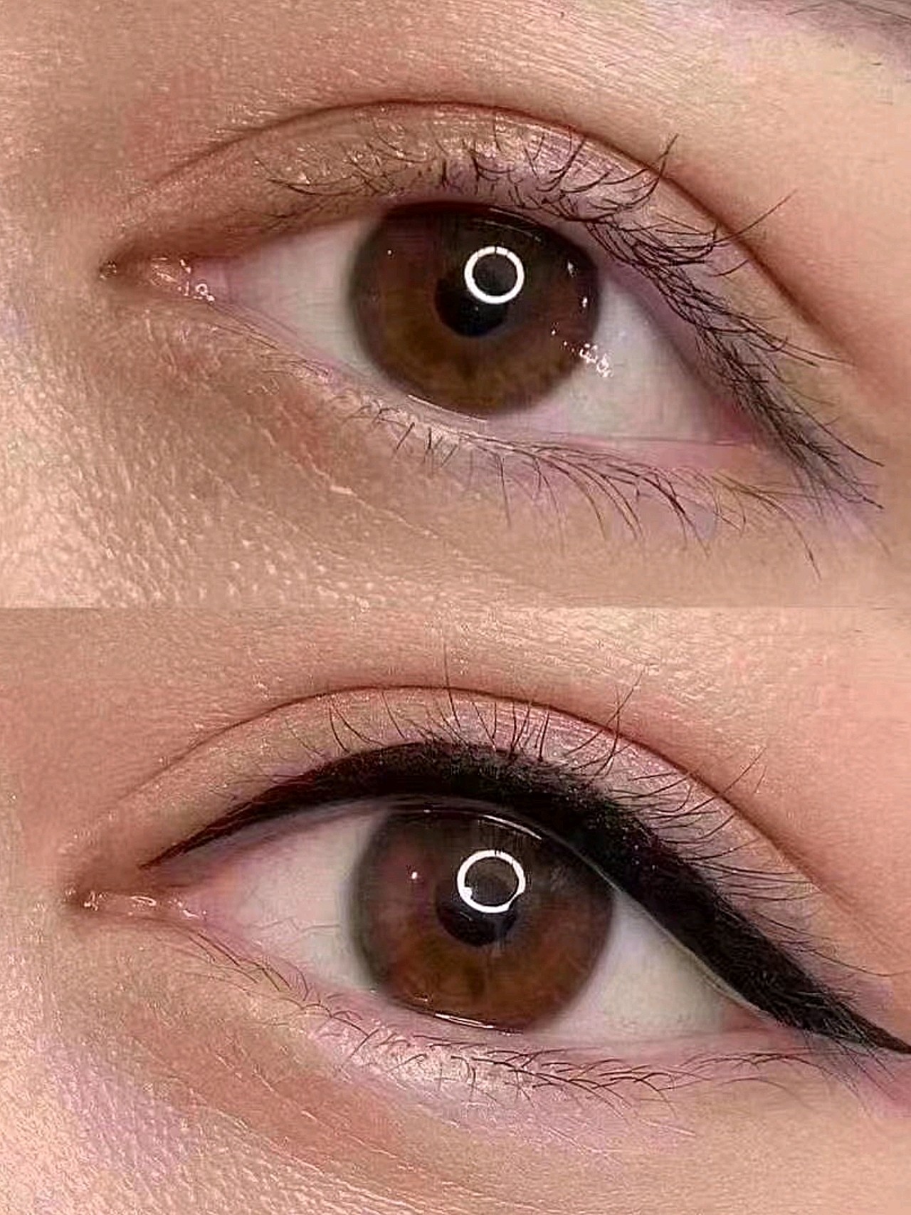 美瞳线其实跟妈妈辈纹的眼线是一个概念