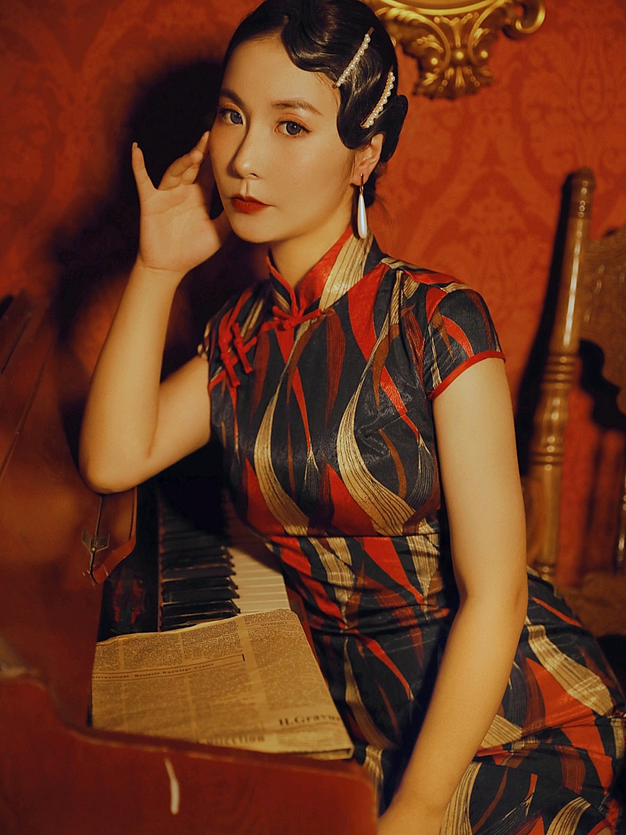 给宝宝们分享一波旗袍照,女孩子穿旗袍真的都很好看,_圈子-新氧美容