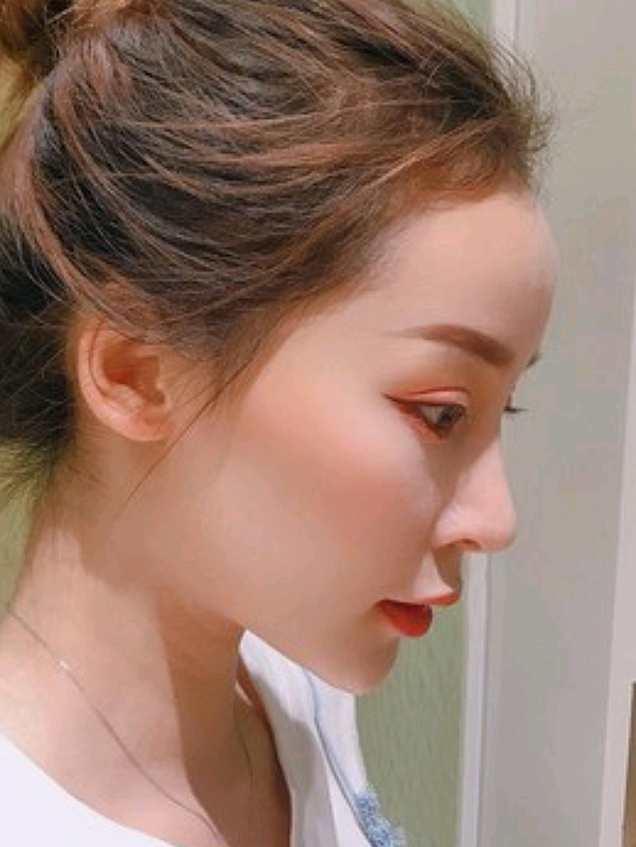 鼻子的高度,鼻头的翘度,我都好喜欢