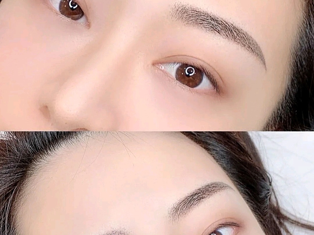 眉毛纹的效果不错是丝雾眉老师也是非常非常好上麻药