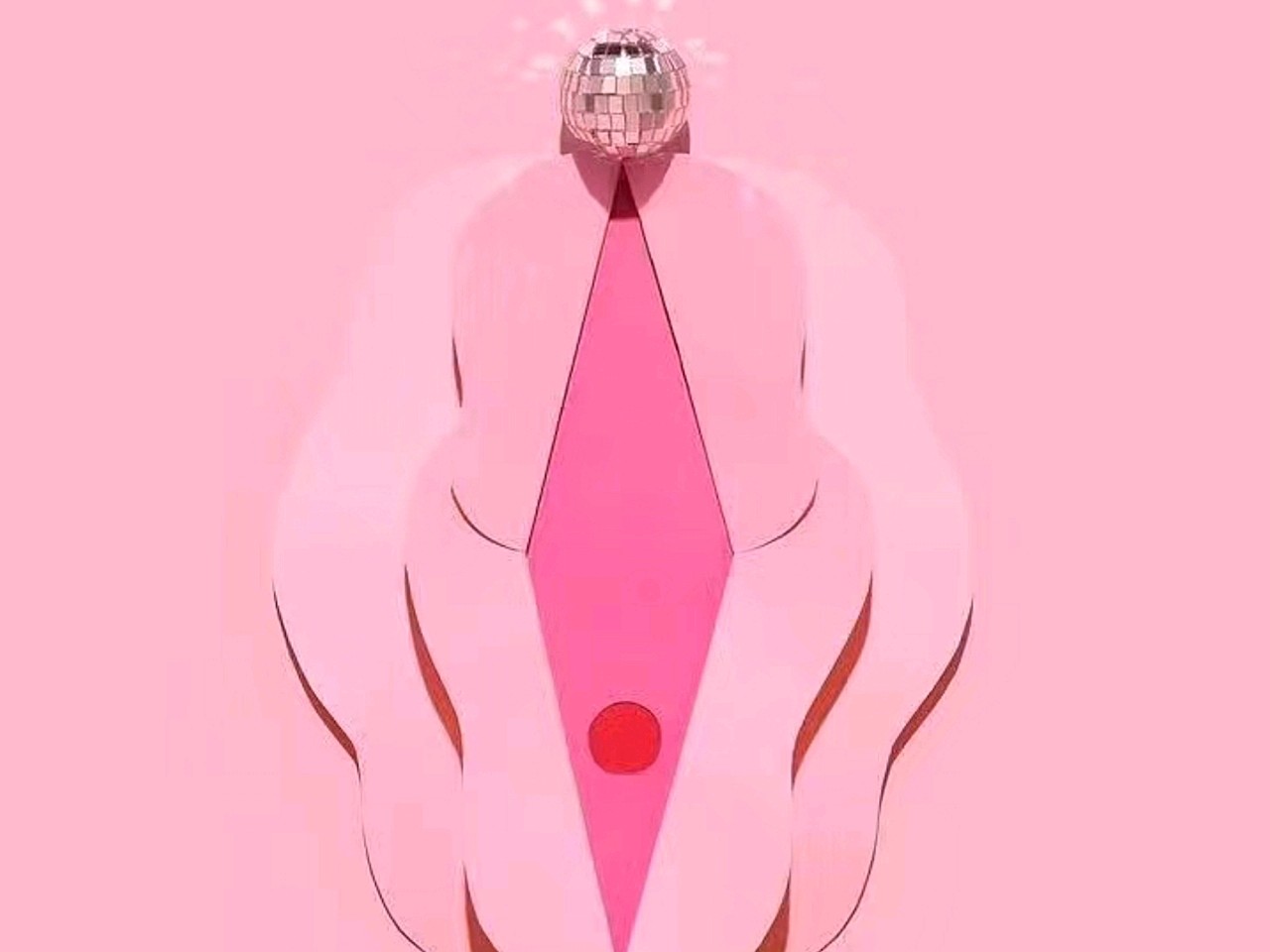 阴蒂蒂位于两小阴唇顶端的联合处,具有勃起性.