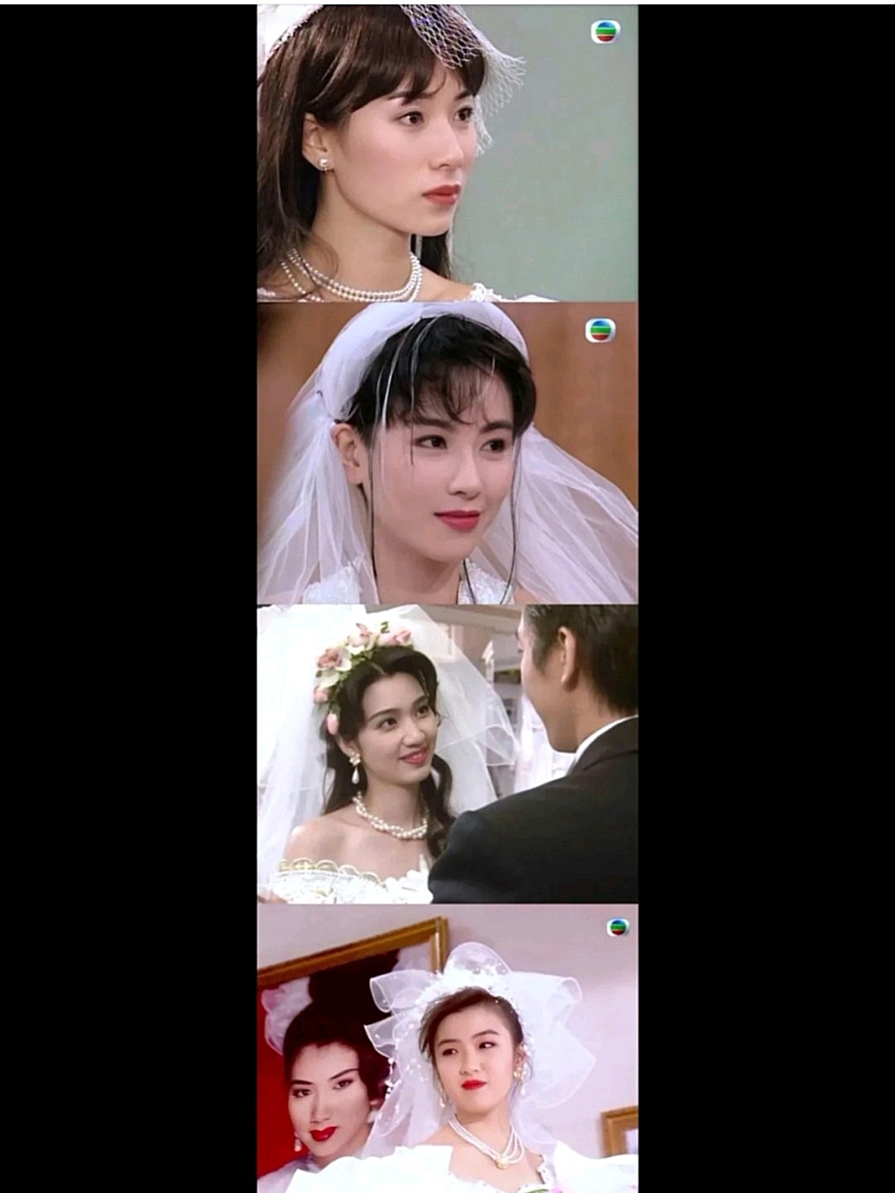惊艳了一个时代的tvb女星谁穿婚纱最美