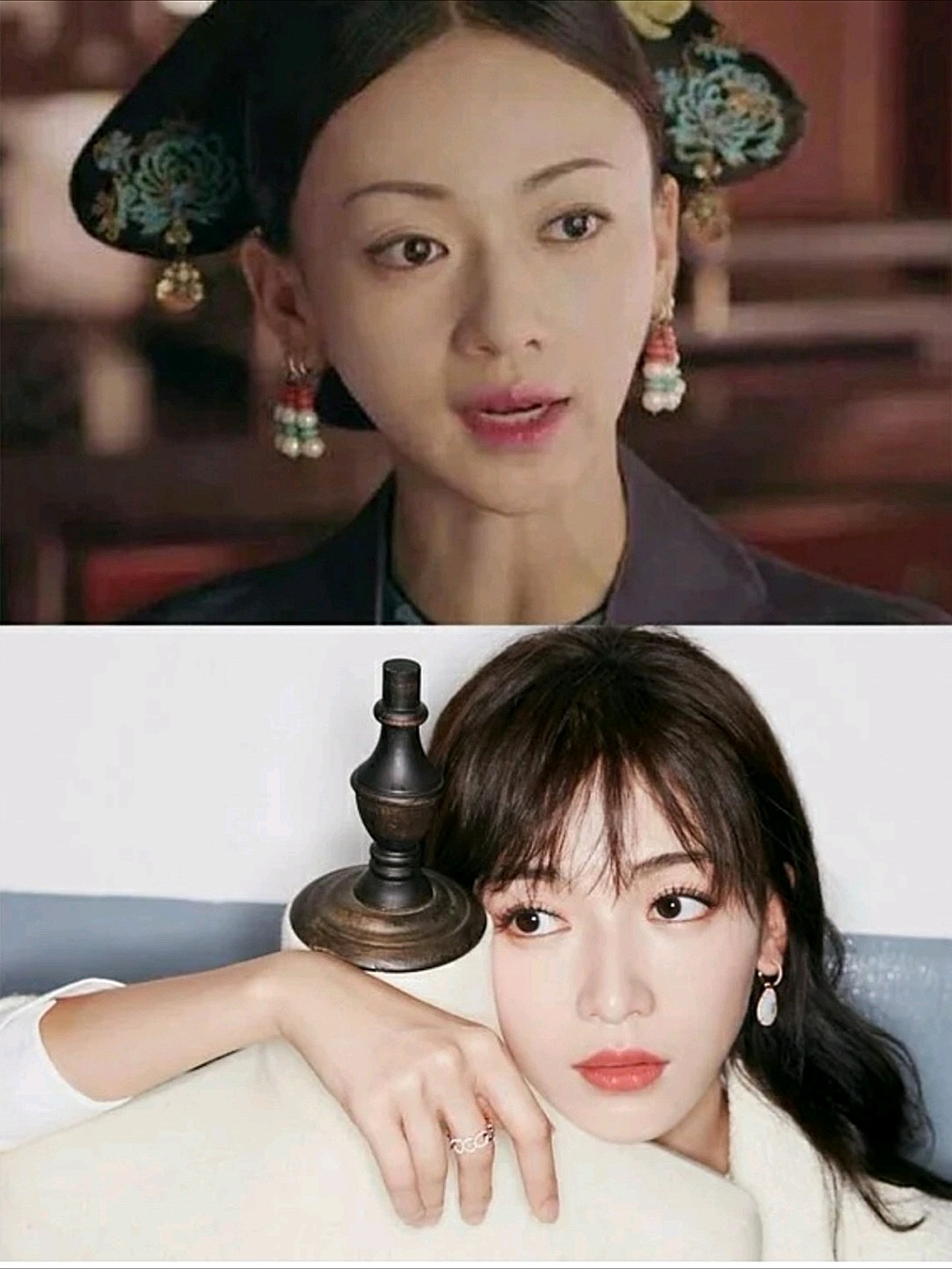 她的眼睛是怎么从青蛙眼凹回去的?