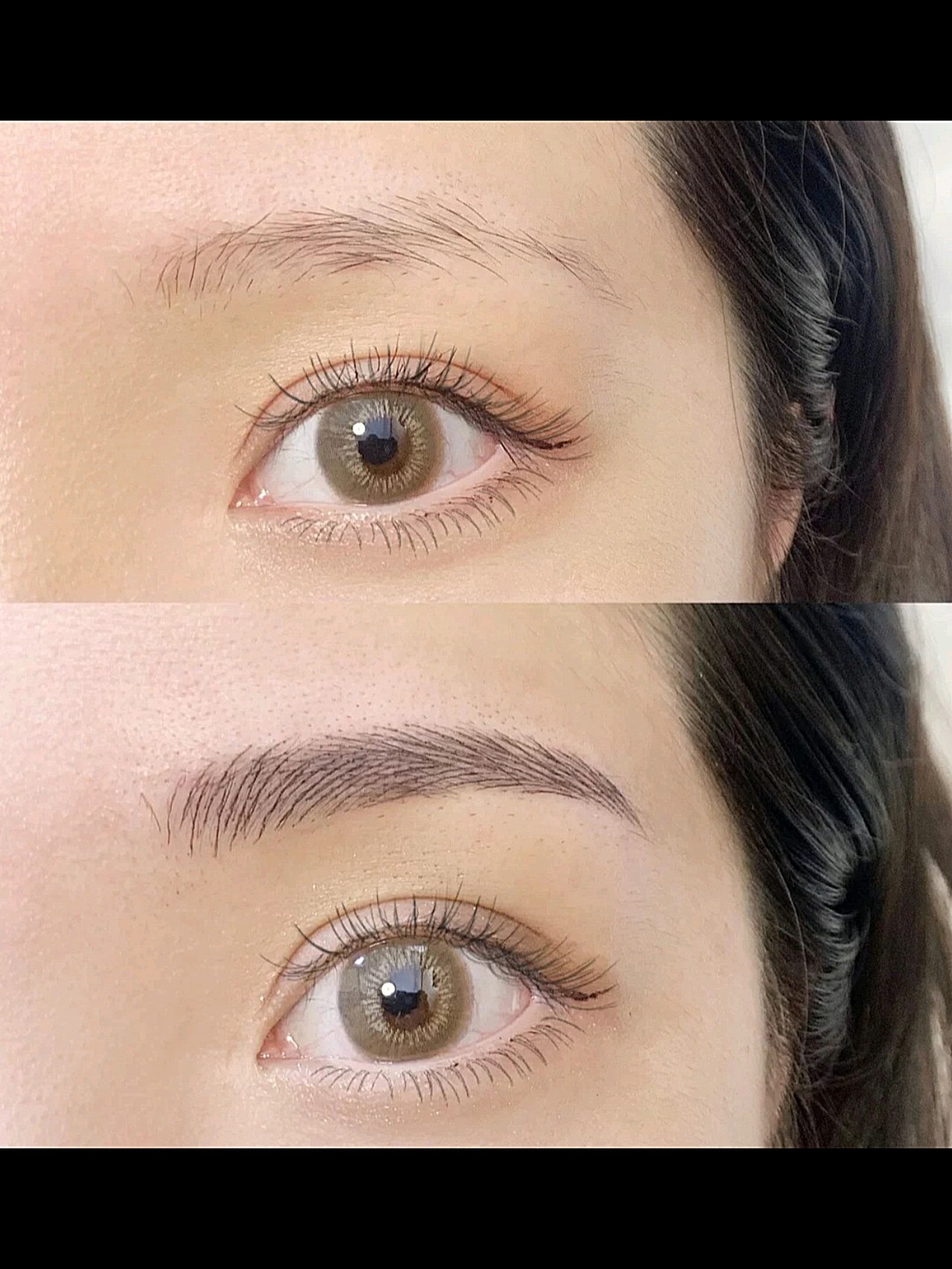 最近去纹了纹眉啦特别自然的原生眉又称野生眉