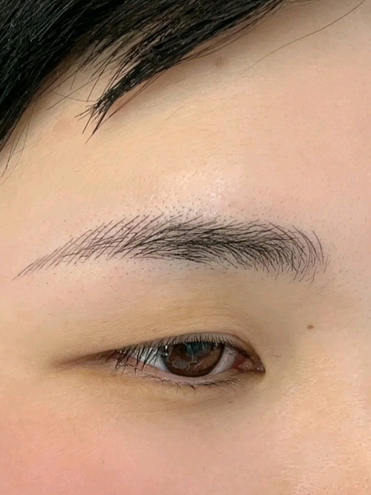 老早之前就想纹这种根眉,很适合我这种懒人,有了这么_圈子-新氧美容